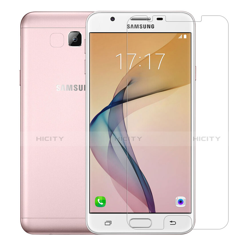 Samsung Galaxy J7 Prime用強化ガラス 液晶保護フィルム T01 サムスン クリア