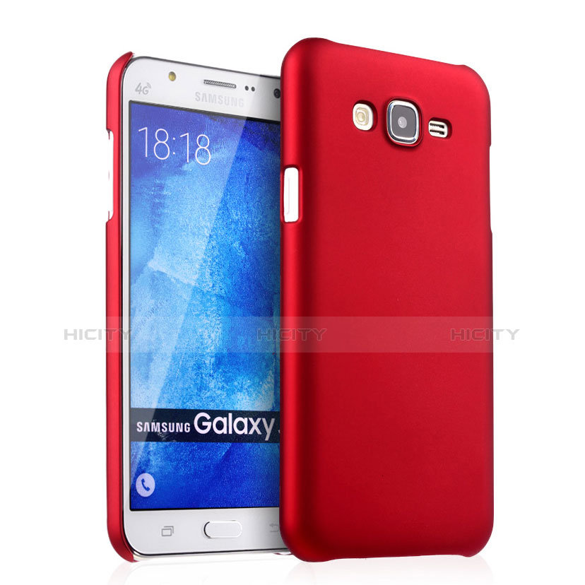 Samsung Galaxy J7 SM-J700F J700H用ハードケース プラスチック 質感もマット サムスン レッド