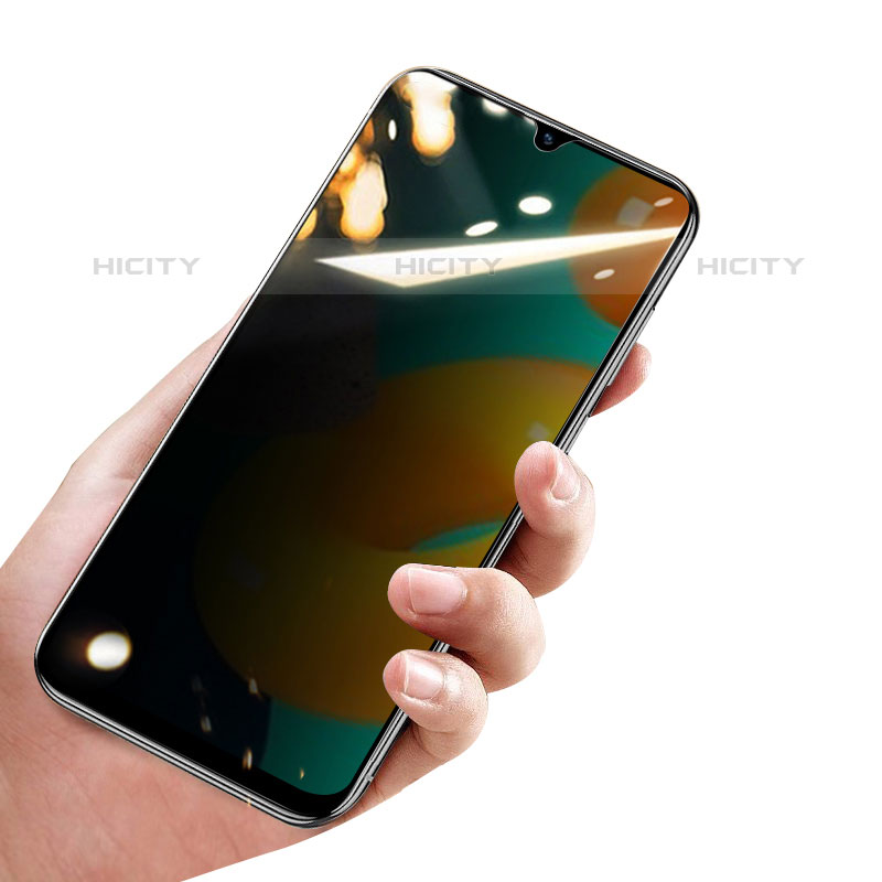 Samsung Galaxy M01用反スパイ 強化ガラス 液晶保護フィルム S05 サムスン クリア