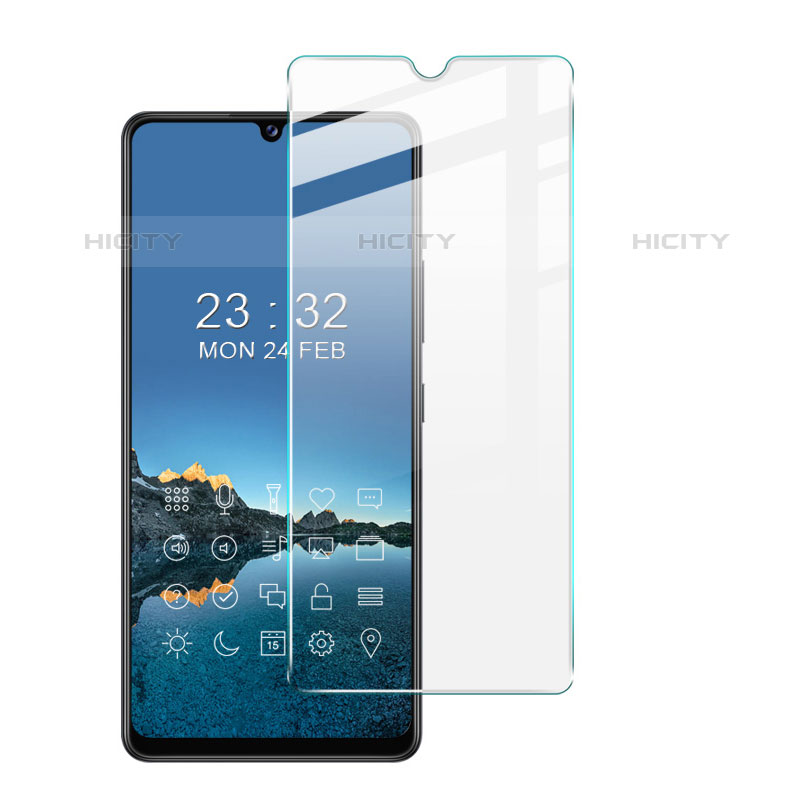 Samsung Galaxy M01s用強化ガラス 液晶保護フィルム サムスン クリア