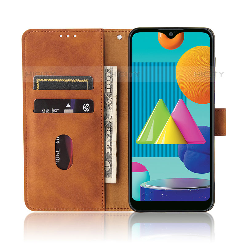Samsung Galaxy M02用手帳型 レザーケース スタンド カバー L03Z サムスン 