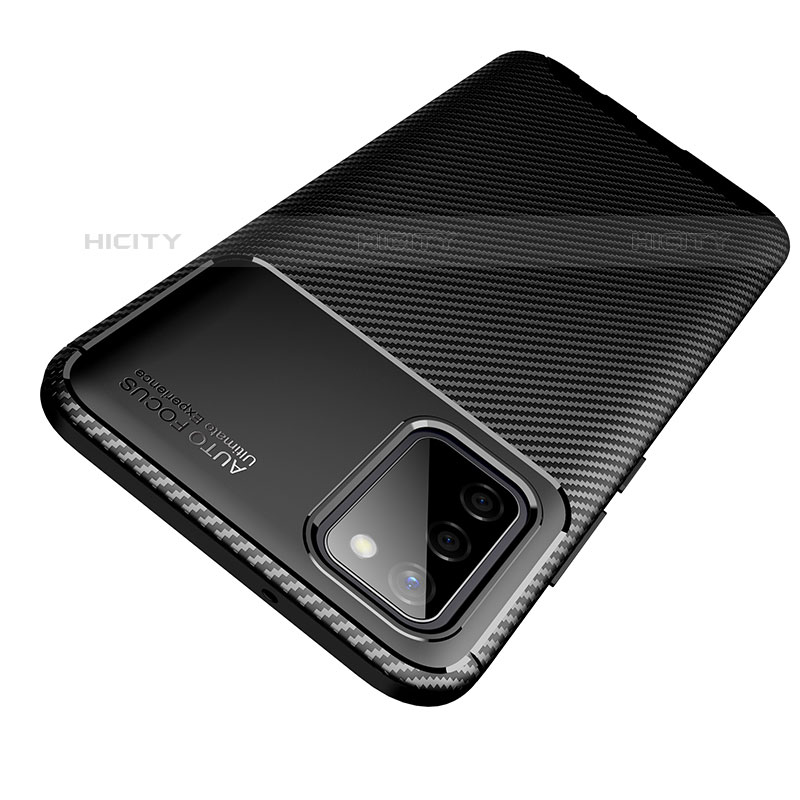 Samsung Galaxy M02s用シリコンケース ソフトタッチラバー ツイル カバー サムスン 