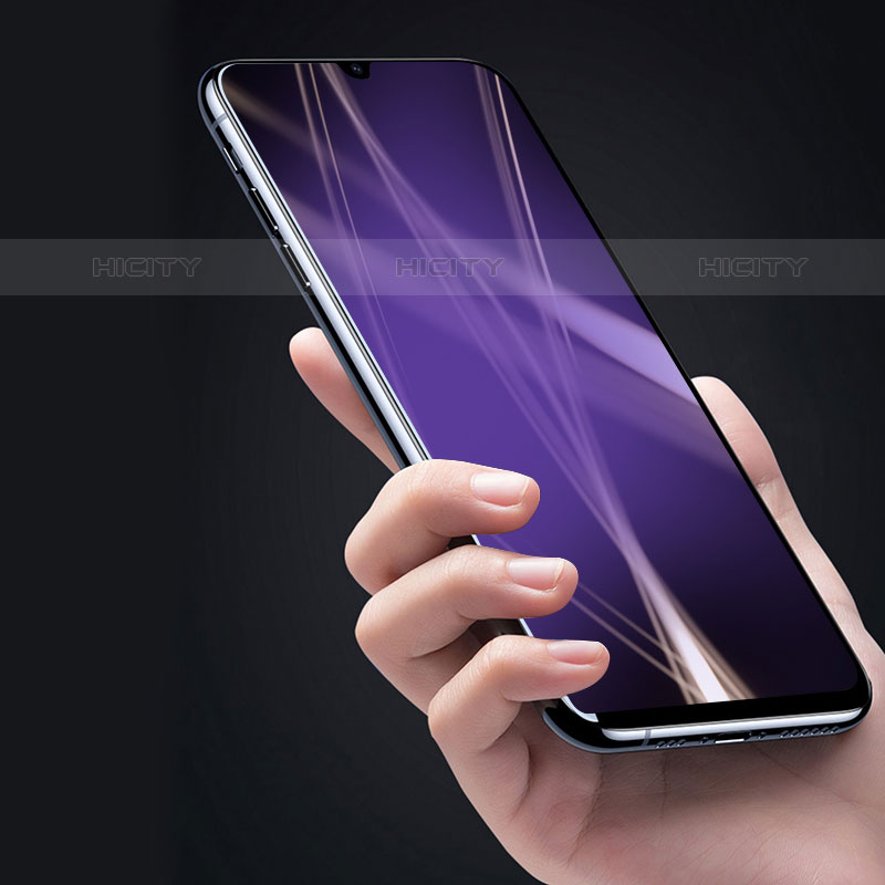 Samsung Galaxy M02s用アンチグレア ブルーライト 強化ガラス 液晶保護フィルム B03 サムスン クリア