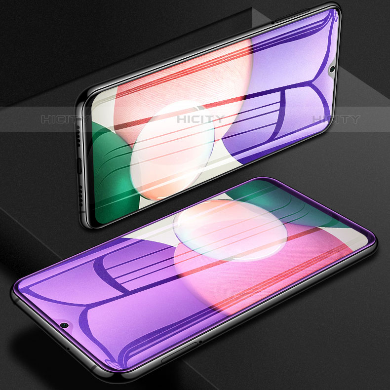 Samsung Galaxy M02s用アンチグレア ブルーライト 強化ガラス 液晶保護フィルム B05 サムスン クリア