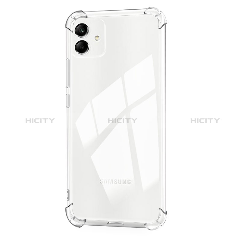Samsung Galaxy M04用極薄ソフトケース シリコンケース 耐衝撃 全面保護 クリア透明 T03 サムスン クリア