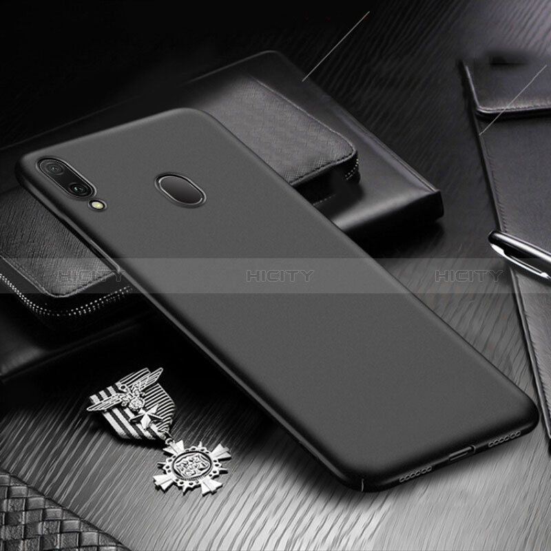 Samsung Galaxy M10S用ハードケース プラスチック 質感もマット M01 サムスン ブラック