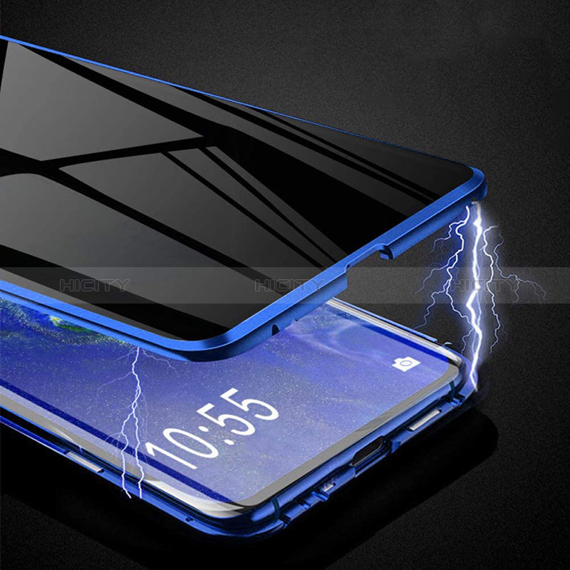 Samsung Galaxy M10S用ケース 高級感 手触り良い アルミメタル 製の金属製 360度 フルカバーバンパー 鏡面 カバー サムスン 