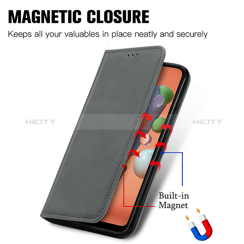 Samsung Galaxy M11用手帳型 レザーケース スタンド カバー S04D サムスン 