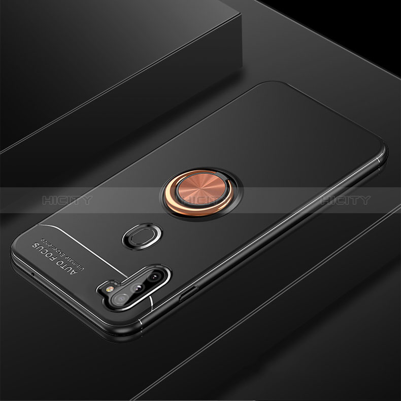 Samsung Galaxy M11用極薄ソフトケース シリコンケース 耐衝撃 全面保護 アンド指輪 マグネット式 バンパー サムスン 
