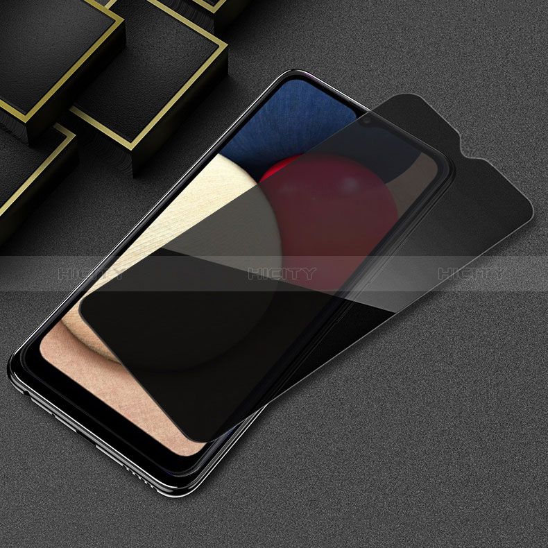Samsung Galaxy M12用反スパイ 強化ガラス 液晶保護フィルム サムスン クリア