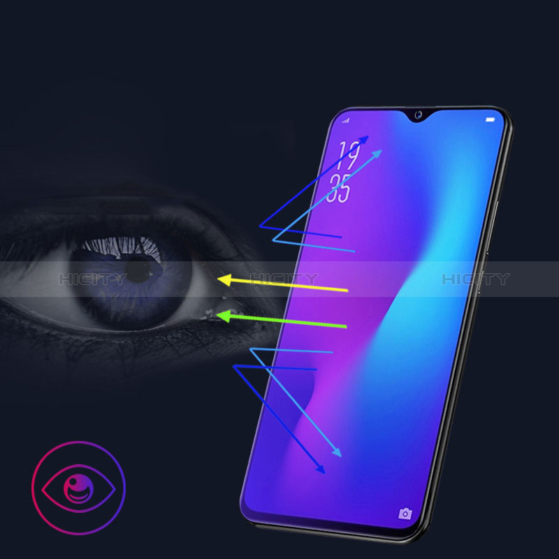Samsung Galaxy M12用アンチグレア ブルーライト 強化ガラス 液晶保護フィルム B03 サムスン クリア