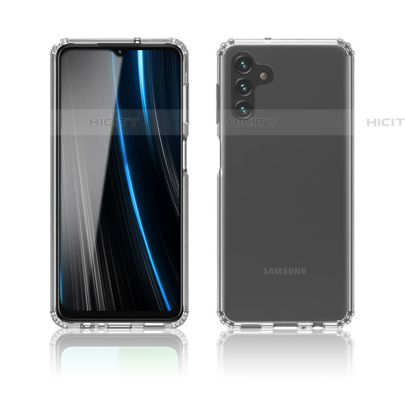 Samsung Galaxy M13 4G用極薄ソフトケース シリコンケース 耐衝撃 全面保護 クリア透明 T04 サムスン クリア