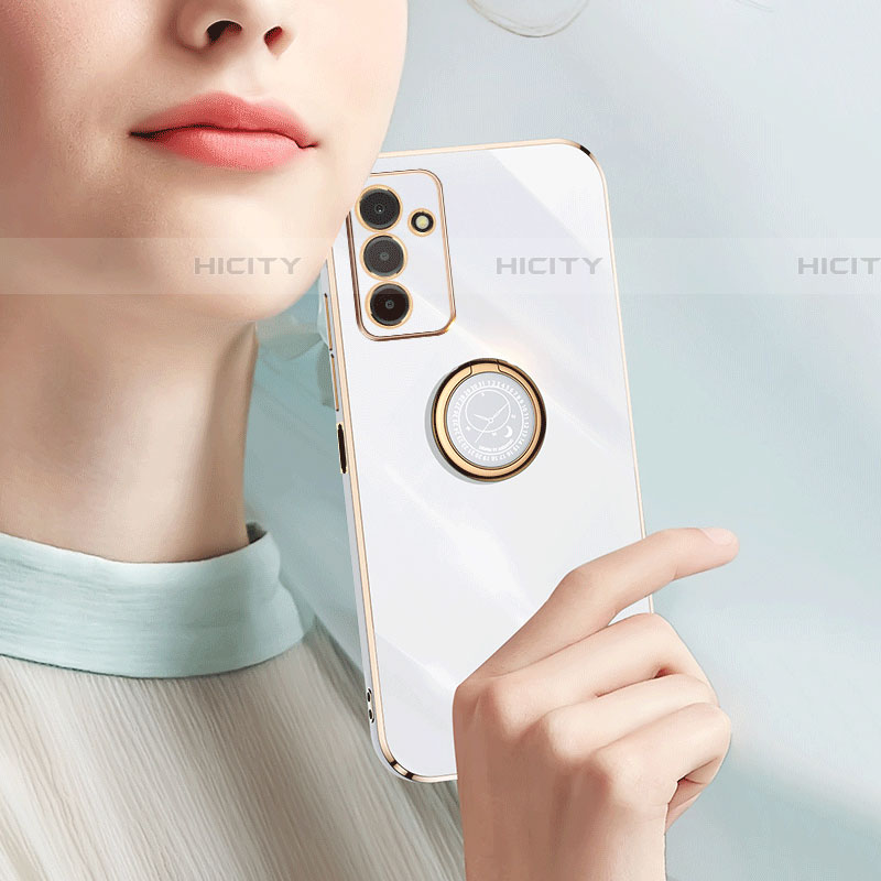 Samsung Galaxy M13 4G用極薄ソフトケース シリコンケース 耐衝撃 全面保護 アンド指輪 マグネット式 バンパー XL1 サムスン 