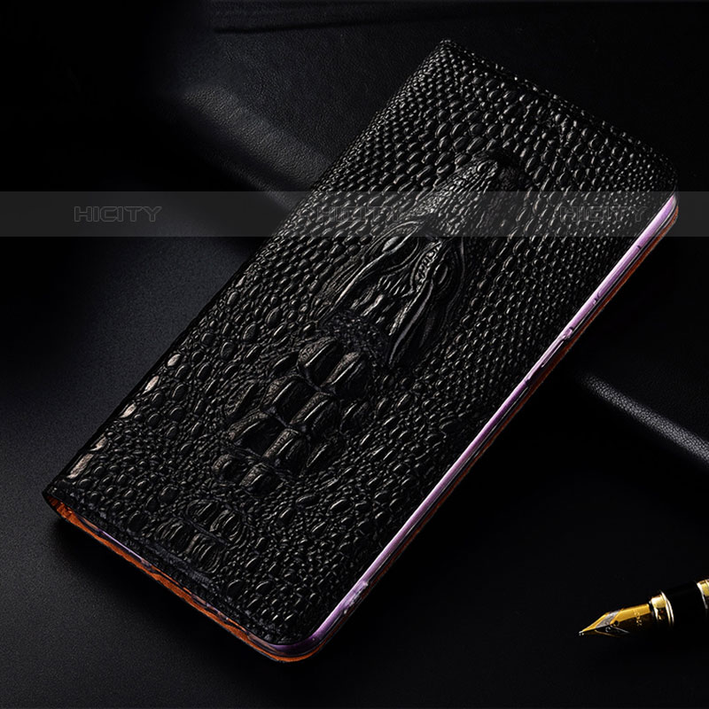 Samsung Galaxy M13 5G用手帳型 レザーケース スタンド カバー H03P サムスン ブラック