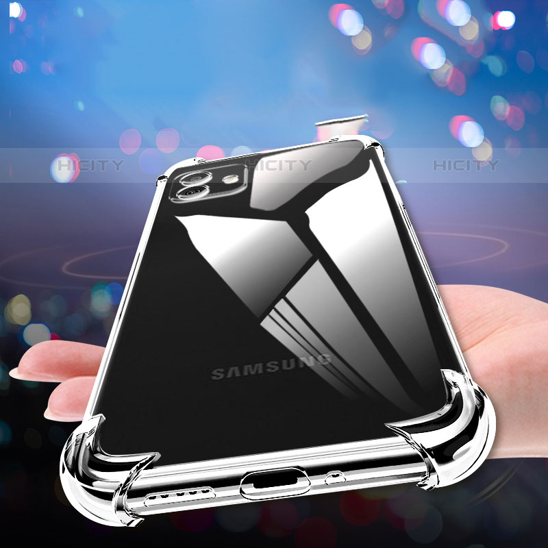Samsung Galaxy M13 5G用極薄ソフトケース シリコンケース 耐衝撃 全面保護 クリア透明 カバー サムスン クリア