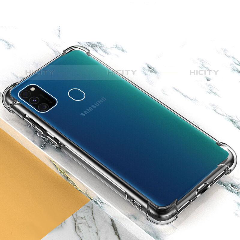 Samsung Galaxy M21 (2021)用極薄ソフトケース シリコンケース 耐衝撃 全面保護 クリア透明 T02 サムスン クリア