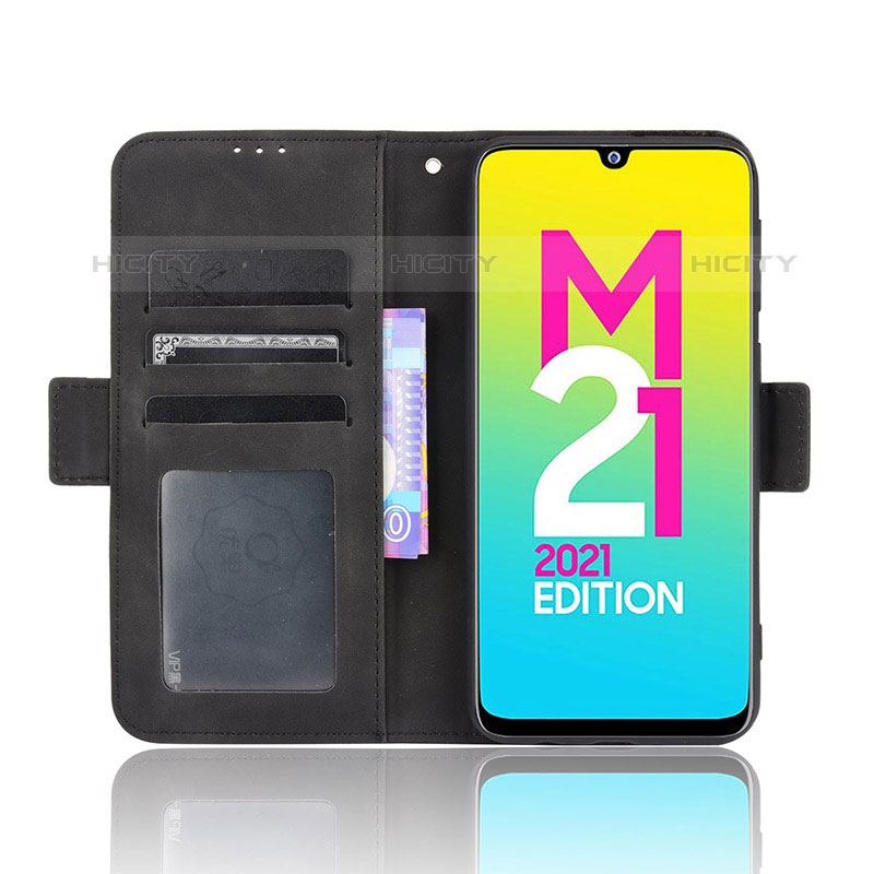 Samsung Galaxy M21 (2021)用手帳型 レザーケース スタンド カバー BY3 サムスン 
