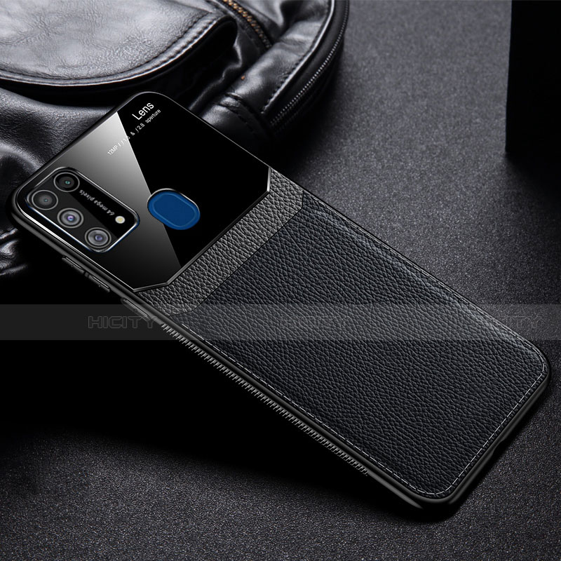 Samsung Galaxy M21s用360度 フルカバー極薄ソフトケース シリコンケース 耐衝撃 全面保護 バンパー サムスン ブラック