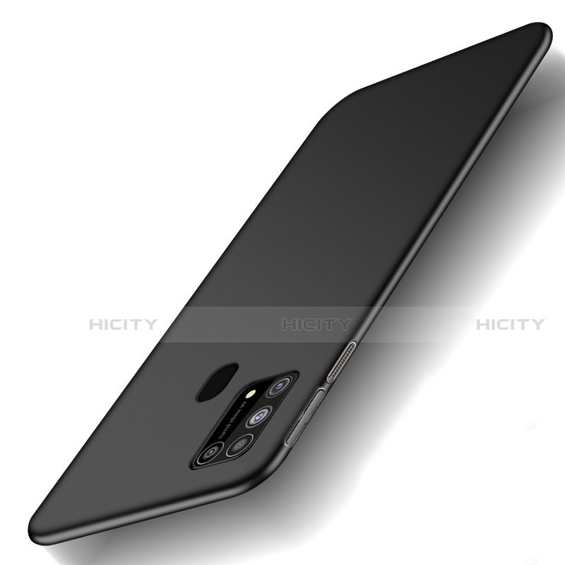 Samsung Galaxy M21s用ハードケース プラスチック 質感もマット カバー M01 サムスン ブラック