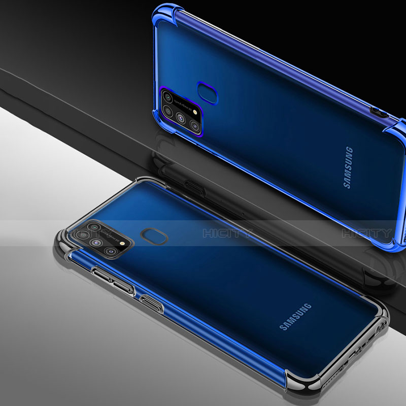 Samsung Galaxy M21s用極薄ソフトケース シリコンケース 耐衝撃 全面保護 クリア透明 H01 サムスン 