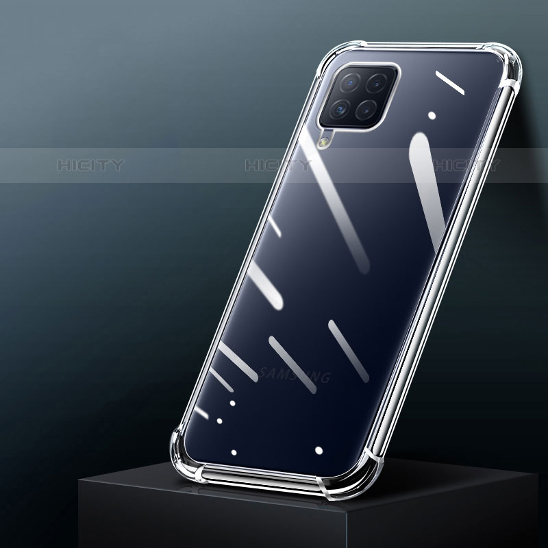 Samsung Galaxy M22 4G用極薄ソフトケース シリコンケース 耐衝撃 全面保護 クリア透明 T02 サムスン クリア