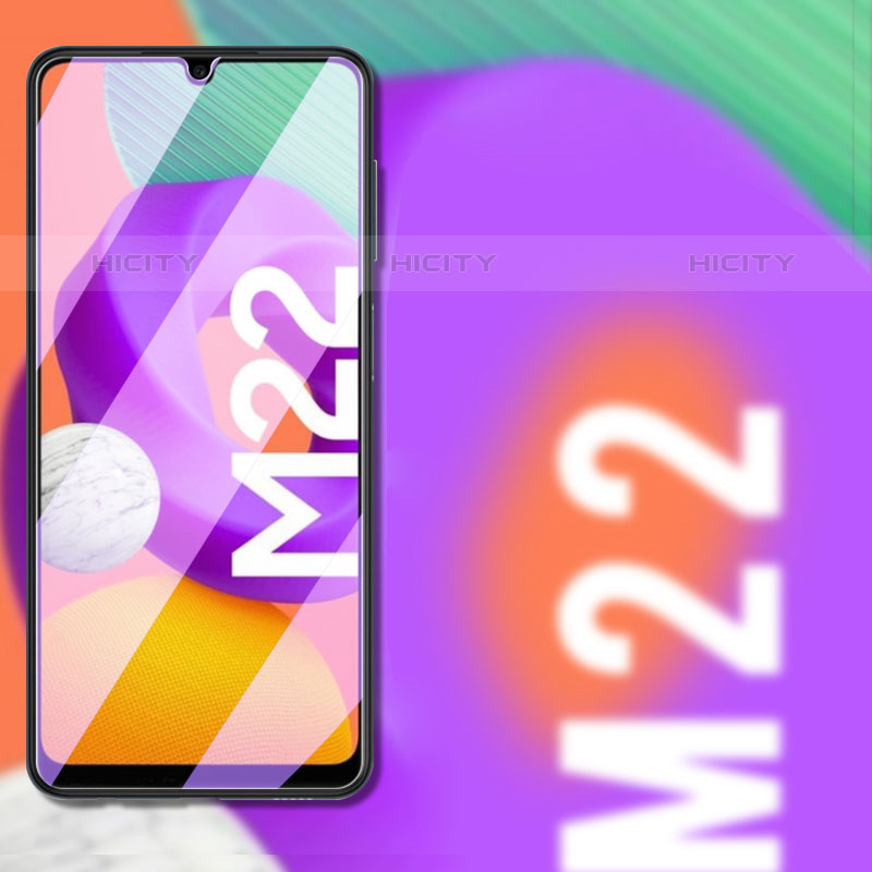 Samsung Galaxy M22 4G用強化ガラス 液晶保護フィルム T19 サムスン クリア