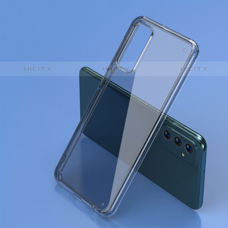 Samsung Galaxy M23 5G用ハイブリットバンパーケース クリア透明 プラスチック 鏡面 カバー WL2 サムスン 