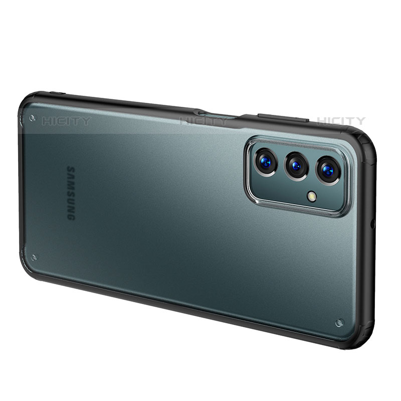 Samsung Galaxy M23 5G用ハイブリットバンパーケース クリア透明 プラスチック カバー WL1 サムスン 