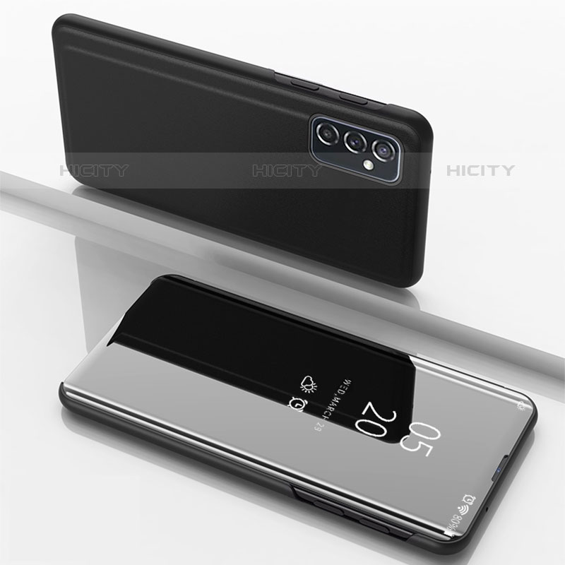 Samsung Galaxy M23 5G用手帳型 レザーケース スタンド 鏡面 カバー サムスン 
