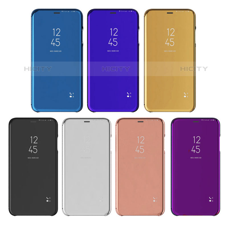 Samsung Galaxy M23 5G用手帳型 レザーケース スタンド 鏡面 カバー L01 サムスン 