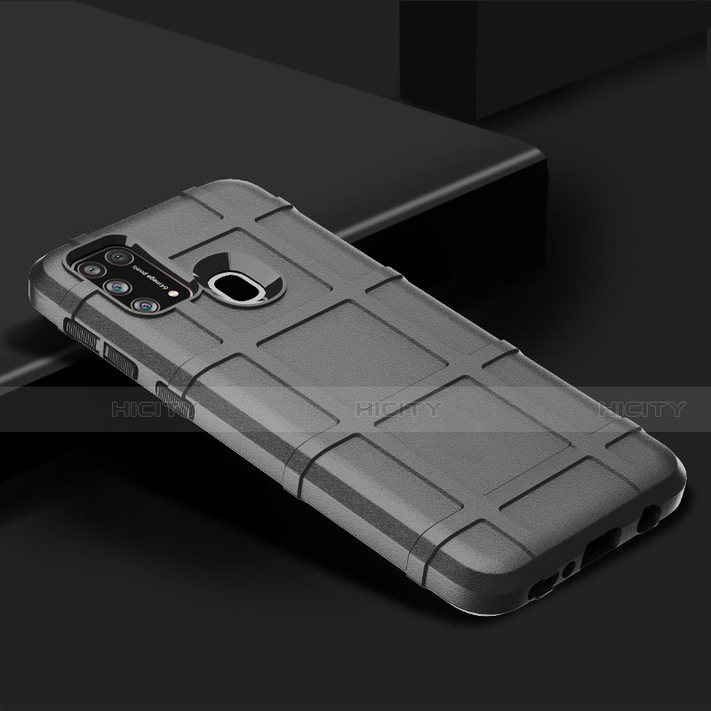 Samsung Galaxy M31用360度 フルカバー極薄ソフトケース シリコンケース 耐衝撃 全面保護 バンパー S01 サムスン 