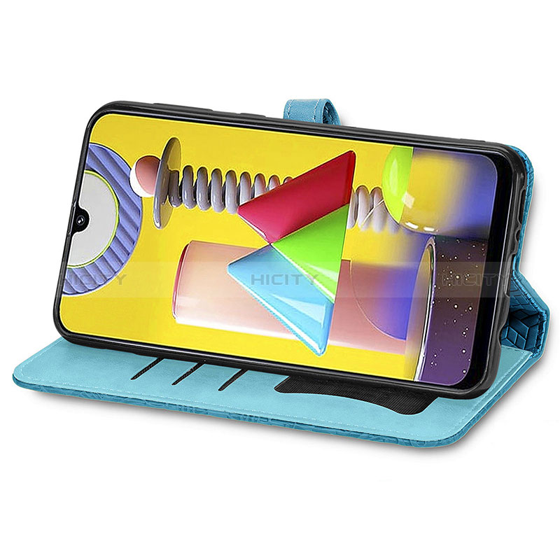 Samsung Galaxy M31用手帳型 レザーケース スタンド パターン カバー S04D サムスン 