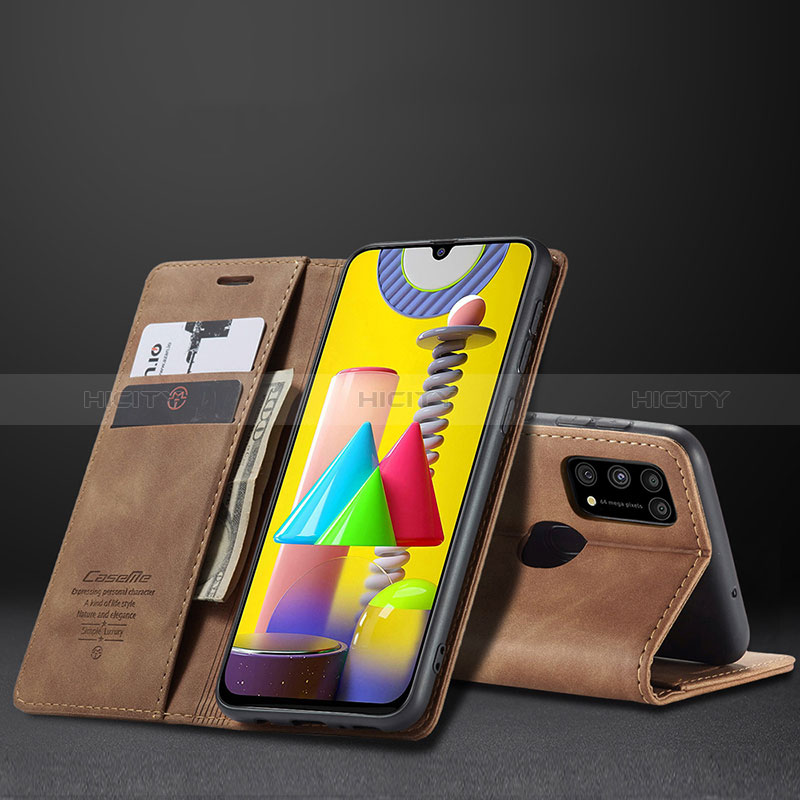 Samsung Galaxy M31 Prime Edition用手帳型 レザーケース スタンド カバー C02S サムスン 
