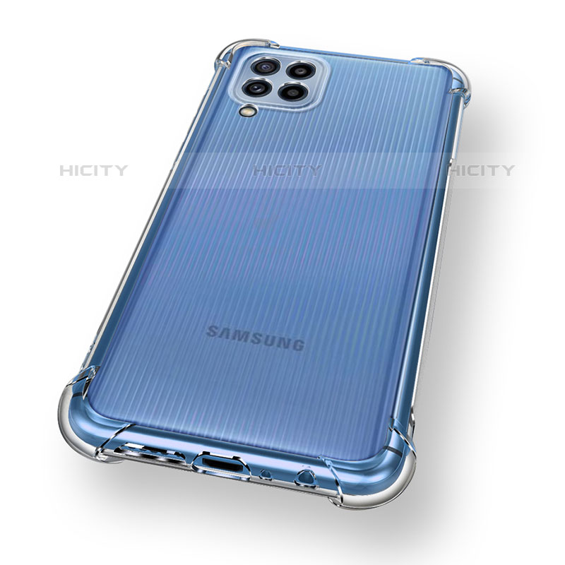 Samsung Galaxy M32 4G用極薄ソフトケース シリコンケース 耐衝撃 全面保護 クリア透明 T07 サムスン クリア