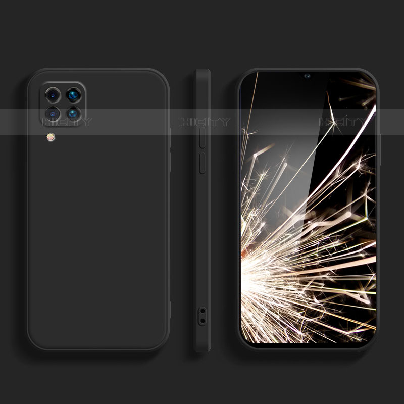 Samsung Galaxy M32 4G用360度 フルカバー極薄ソフトケース シリコンケース 耐衝撃 全面保護 バンパー S03 サムスン ブラック