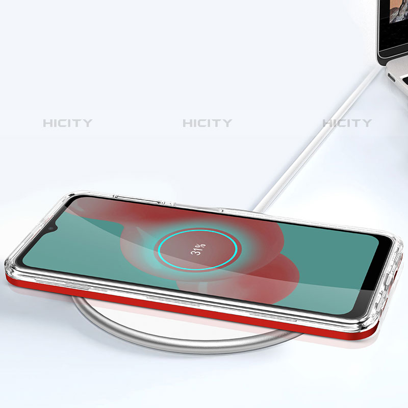 Samsung Galaxy M32 5G用ハイブリットバンパーケース クリア透明 プラスチック 鏡面 カバー MQ1 サムスン 