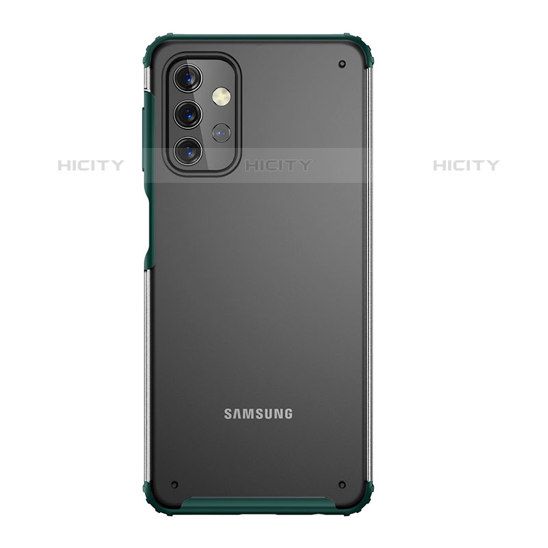 Samsung Galaxy M32 5G用ハイブリットバンパーケース クリア透明 プラスチック カバー WL1 サムスン 
