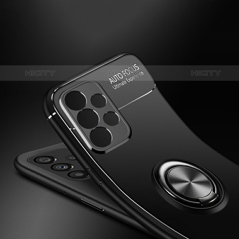 Samsung Galaxy M32 5G用極薄ソフトケース シリコンケース 耐衝撃 全面保護 アンド指輪 マグネット式 バンパー JM3 サムスン 
