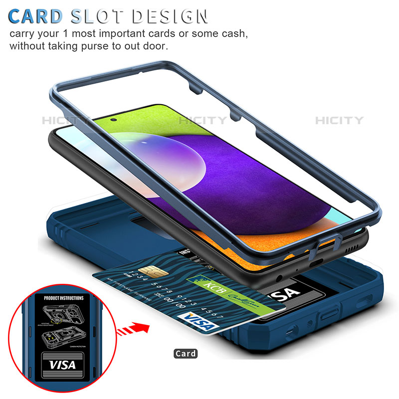Samsung Galaxy M32 5G用ハイブリットバンパーケース プラスチック アンド指輪 マグネット式 MQ5 サムスン 