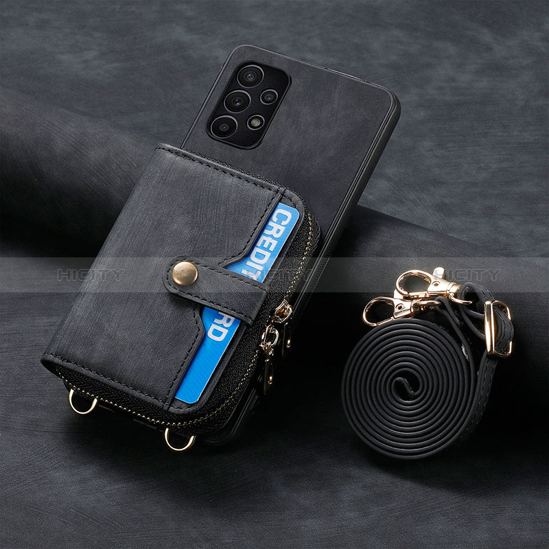 Samsung Galaxy M32 5G用シリコンケース ソフトタッチラバー レザー柄 カバー SD1 サムスン 