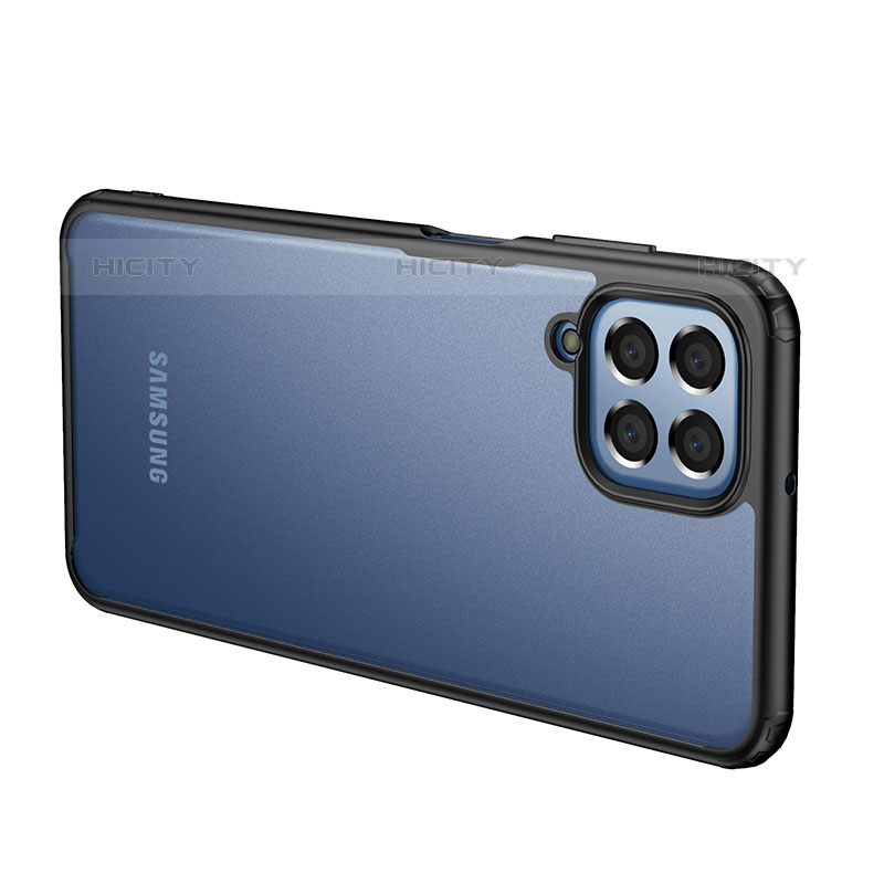 Samsung Galaxy M33 5G用ハイブリットバンパーケース クリア透明 プラスチック カバー WL1 サムスン 