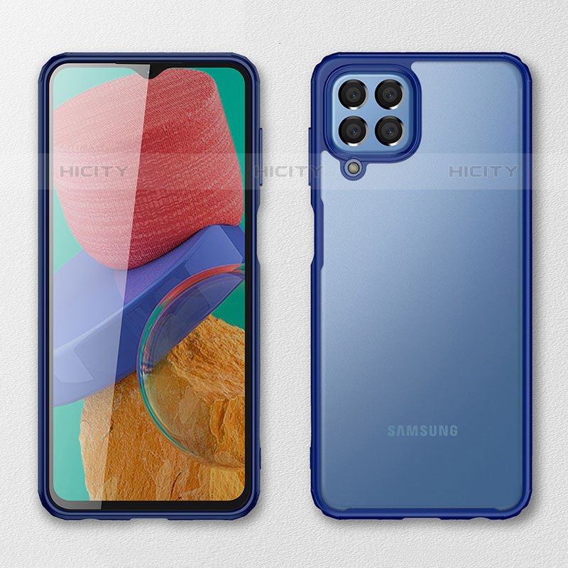 Samsung Galaxy M33 5G用ハイブリットバンパーケース クリア透明 プラスチック カバー WL1 サムスン 