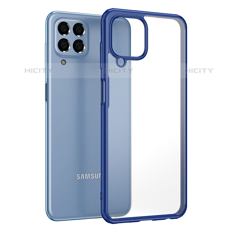 Samsung Galaxy M33 5G用ハイブリットバンパーケース クリア透明 プラスチック カバー WL1 サムスン 