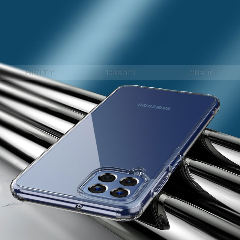 Samsung Galaxy M33 5G用ハイブリットバンパーケース 透明 プラスチック 鏡面 カバー WL2 サムスン 