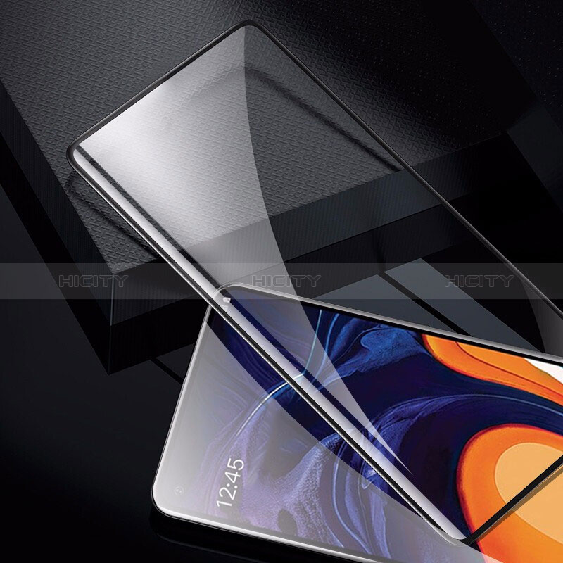 Samsung Galaxy M40用強化ガラス フル液晶保護フィルム サムスン ブラック