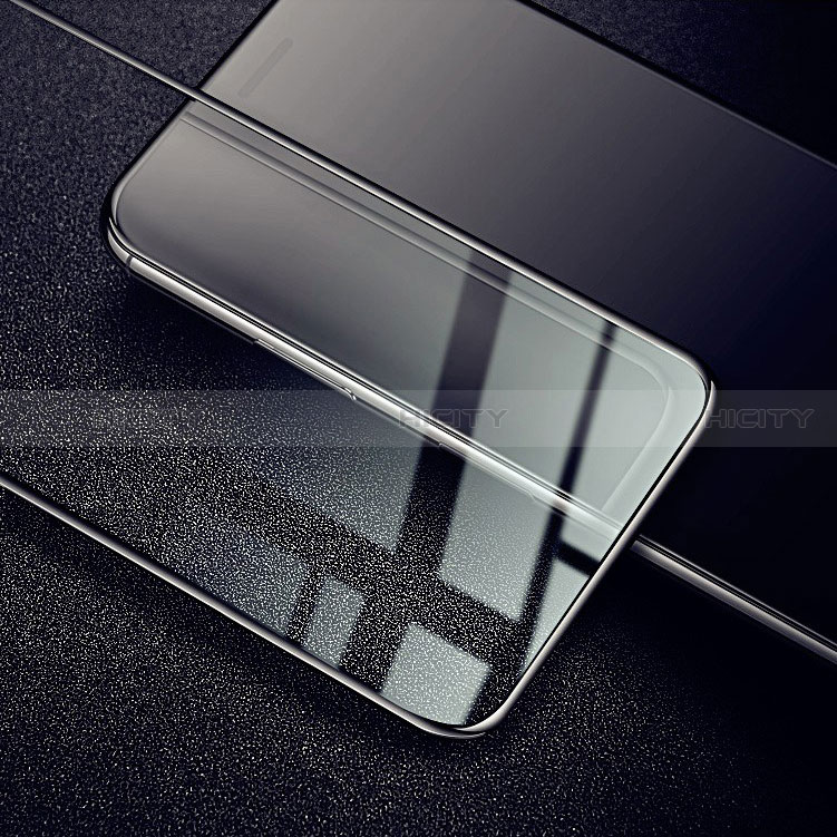 Samsung Galaxy M40用強化ガラス フル液晶保護フィルム F02 サムスン ブラック