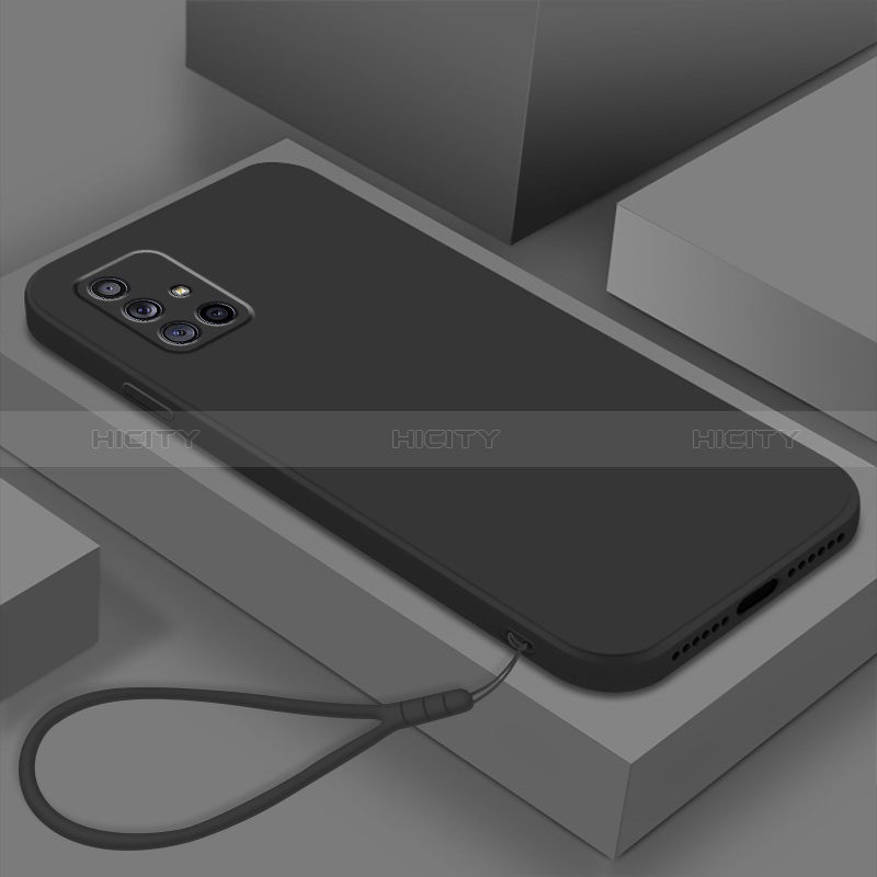 Samsung Galaxy M40S用360度 フルカバー極薄ソフトケース シリコンケース 耐衝撃 全面保護 バンパー S05 サムスン ラベンダーグレー