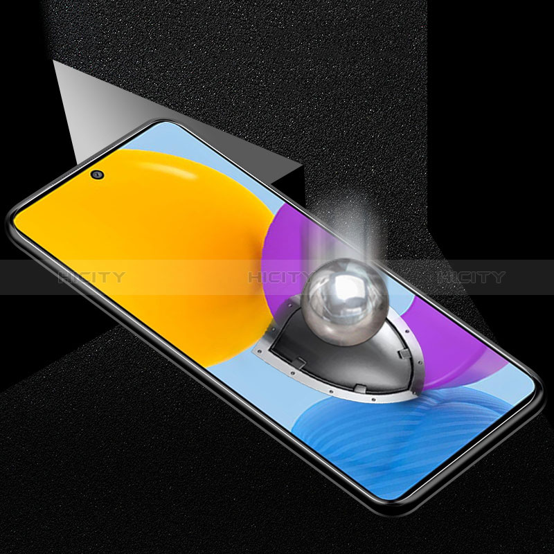 Samsung Galaxy M40S用アンチグレア ブルーライト 強化ガラス 液晶保護フィルム B02 サムスン クリア