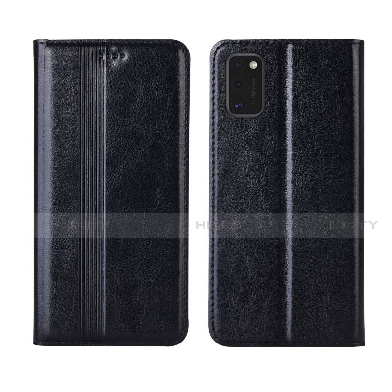 Samsung Galaxy M51用手帳型 レザーケース スタンド カバー L01 サムスン ブラック