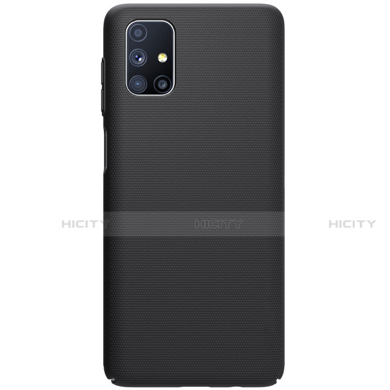 Samsung Galaxy M51用ハードケース プラスチック 質感もマット カバー M01 サムスン ブラック